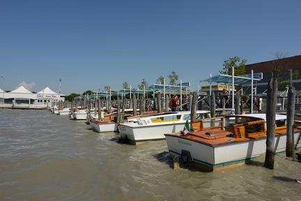Water Taxi Docks at Marco Polo Airport